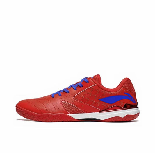 Liang Jingkun x Li Ning Professional Table Tennis Shoes - Blue/Red