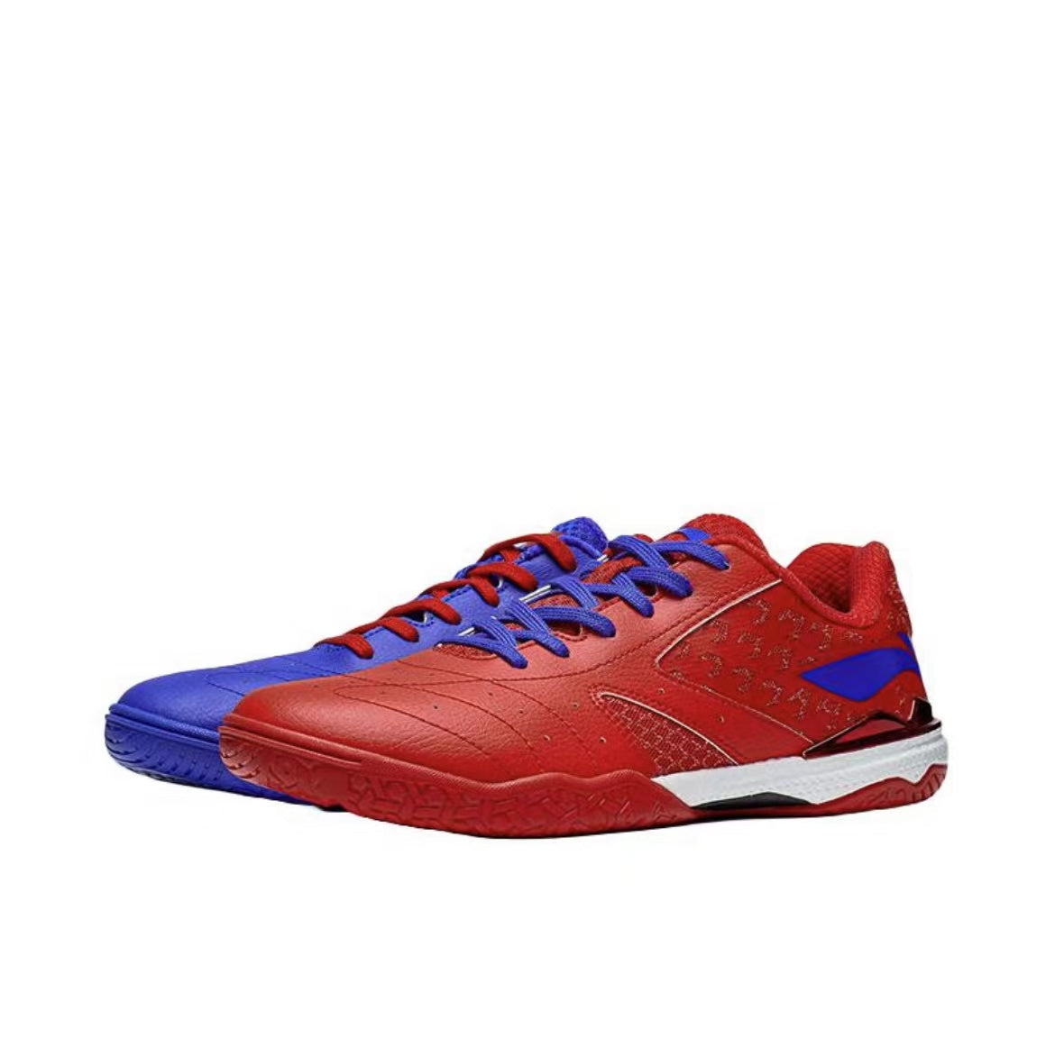 Liang Jingkun x Li Ning Professional Table Tennis Shoes - Blue/Red