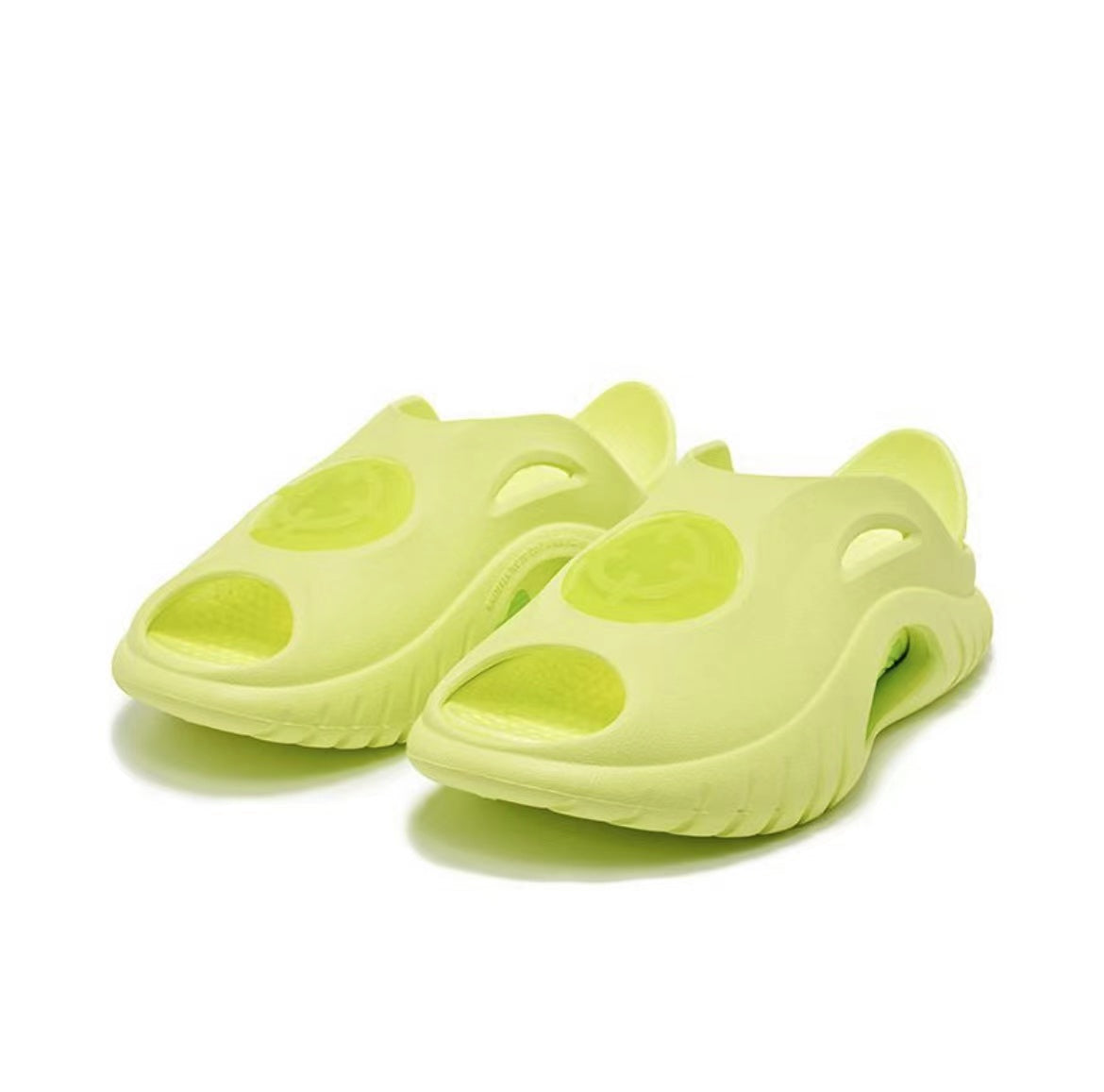 Austin Reaves x RIGORER Waterproof Soft Elastic Shark Slippers - Green Tongue