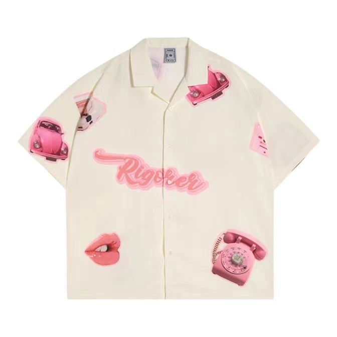 Austin Reaves x Rigorer American Print Shirt - 2024SS