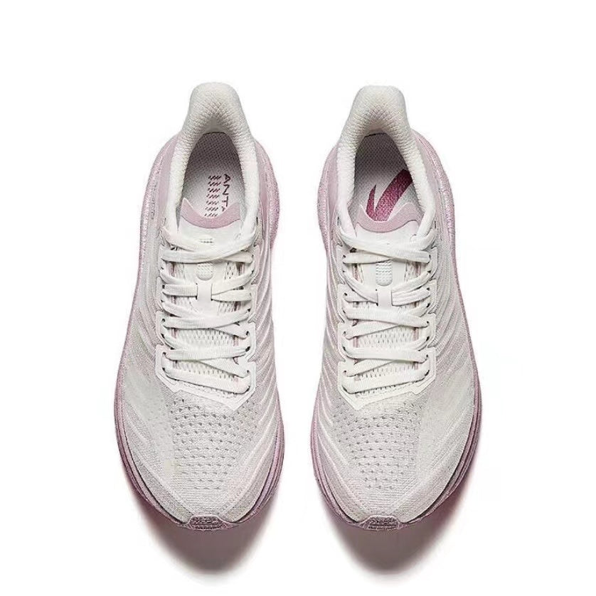 Anta Mach 4.0 Racing Running Shoes - White/Pink