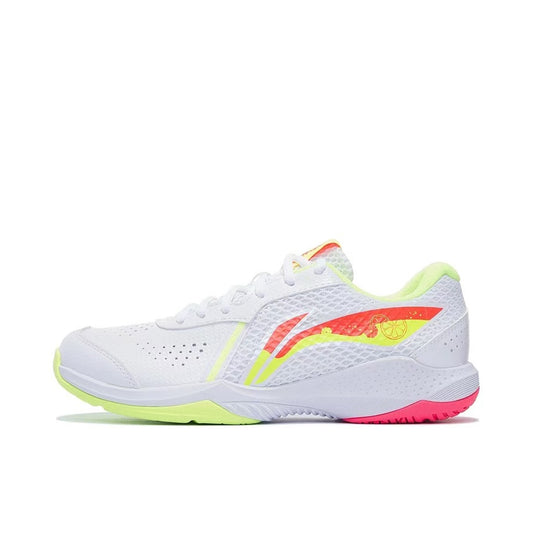 Li-Ning AXforce LT-01 Lite Badminton Shoes - White/Red/Yellow