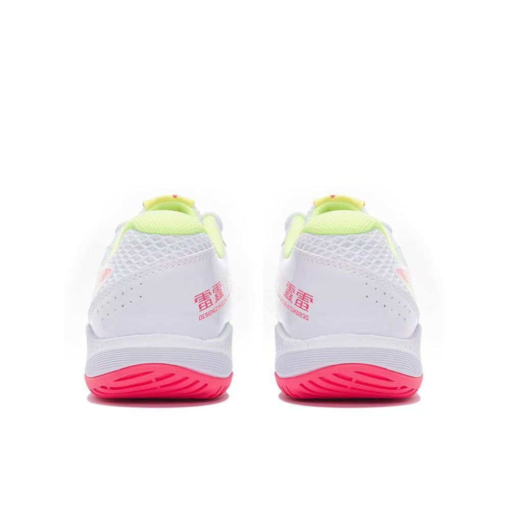 Li-Ning AXforce LT-01 Lite Badminton Shoes - White/Red/Yellow