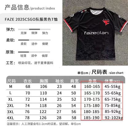 Faze Clan 2025 CSGO Tournament T-Shirt