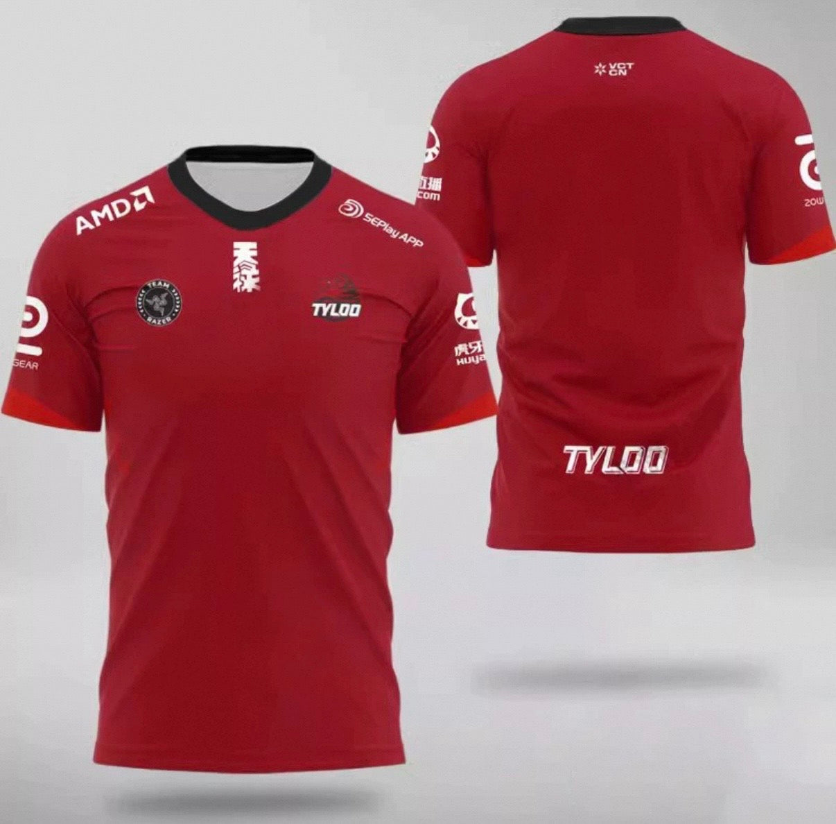 TYLOO Esports CSGO Customizable ID Major Gaming Jersey - DANK1NG & Eggplant
