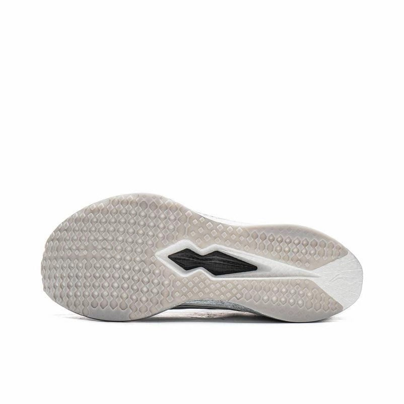 （Men & Women）Li-Ning Feidian 6 Challenger Racing Carbon Plate Running Shoes - Quiet Gray