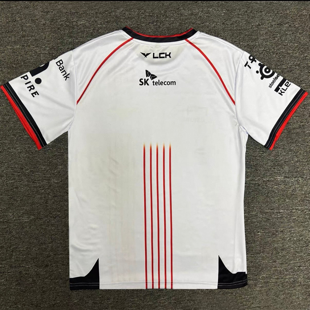 T1 2025/2024 LCK Spring Split Team T-shirt （Same style as faker）-  White
