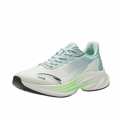 【Yibo Wang】 Anta Stinger 6 Fabric PP Film Running Shoes - White/Clear Green