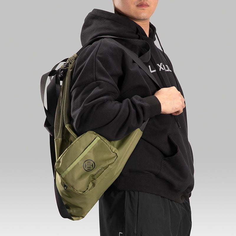 Lu Xiaojun Sports Fitness Drawstring Bag/Simple Drawstring Folding Travel Backpack