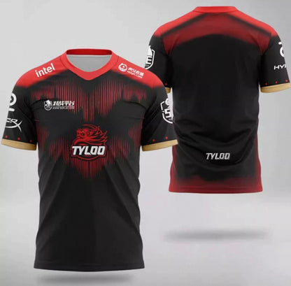 TYLOO Esports CSGO Customizable ID Major Gaming Jersey - DANK1NG & Eggplant