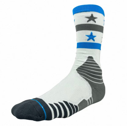 UZPO Star-Shaped Towel Basketball Socks