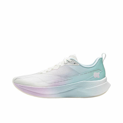 Li-Ning Red Hare 9 Pro Marathon Running Shoes - White/Clear Blue