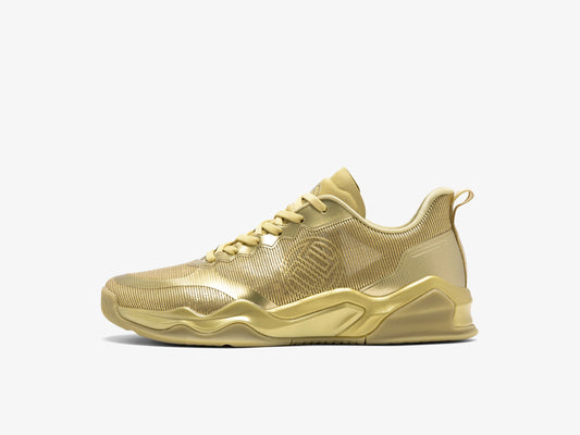 (Women & Men)Lu Xiaojun LU's X-Motion Training Shoes - Gold