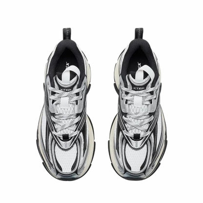 Xtep Basque 2 Sports Couple Height Increasing Shoes - Black/Gray