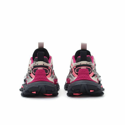 （Women）ANTA SNEAKERVERSE StrataVerse Rock Layer Low Dad Shoes - Castle Grey/Caviar White/Fluorescent Pink