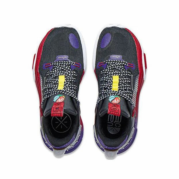（Kids）Li-Ning Wade All City 11 - Black/Red/Purple