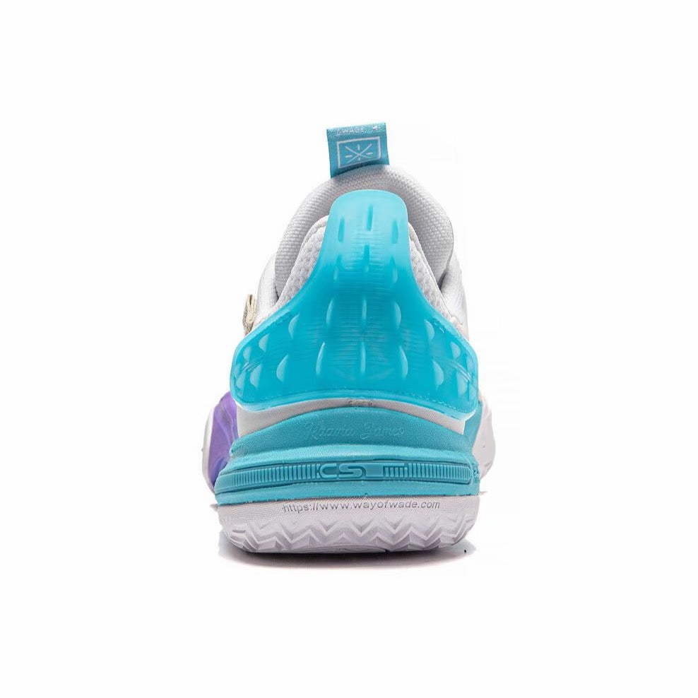 （Kids）Li-Ning Wade All City 11 - White/Blue/Purple