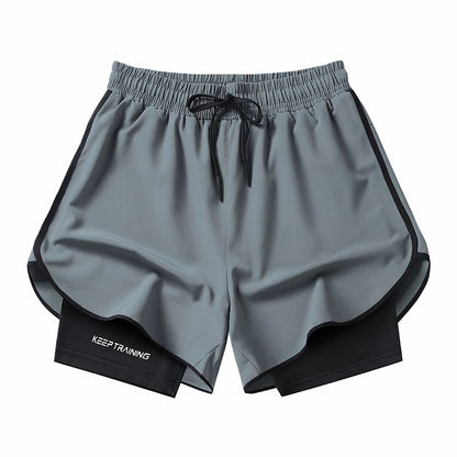 Double-layer Marathon/Running Quick-drying Shorts