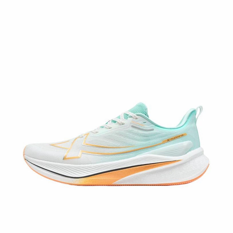 Xtep 2000km 3.0 Running Shoes - Mandarin Ducks / Green White