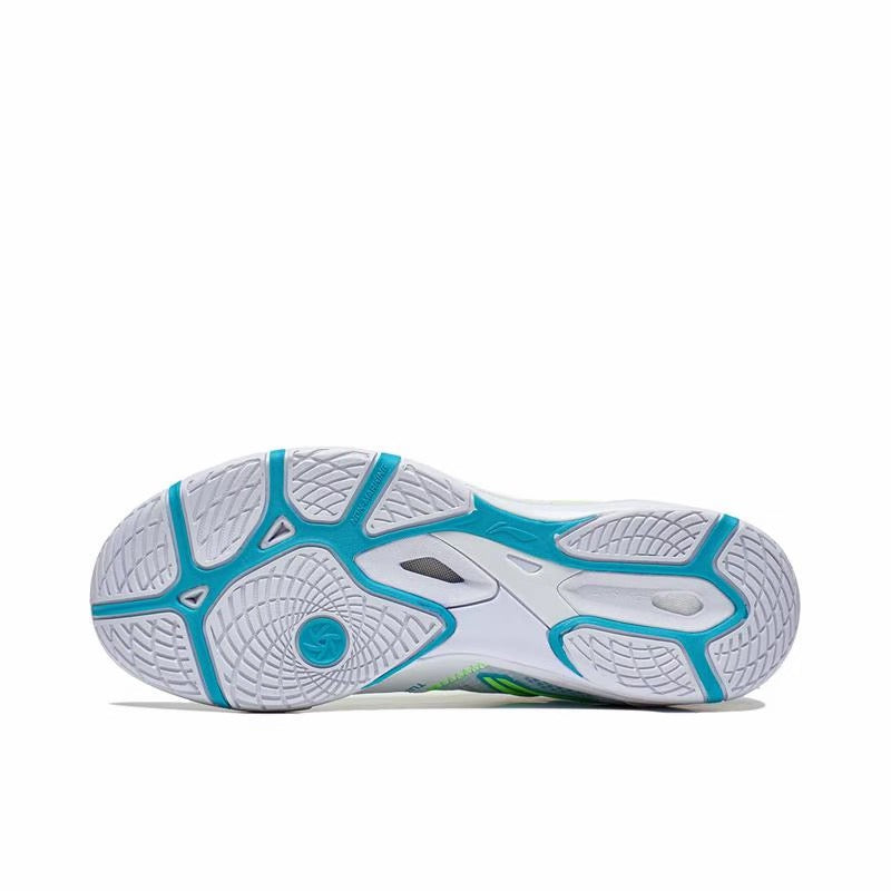 Li-Ning Eagle Eye 2.0 Pro Table Tennis Shoes - White/Cyan