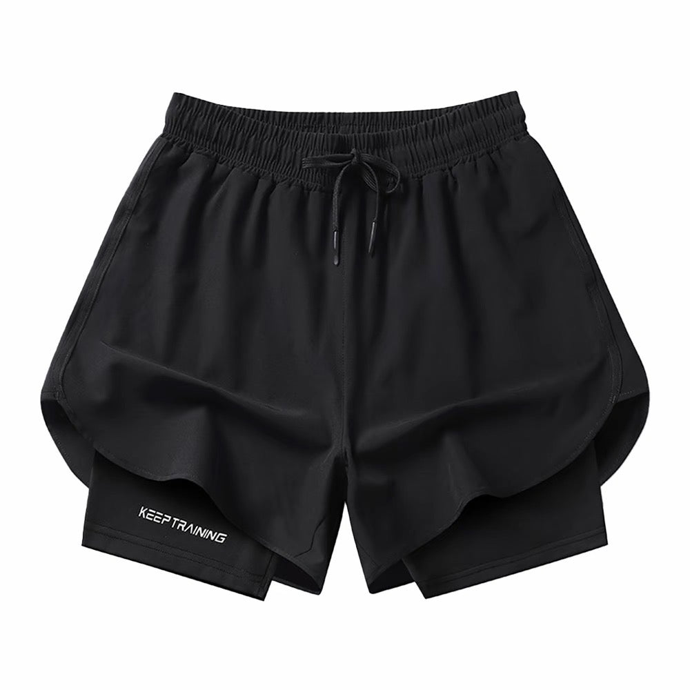 Double-layer Marathon/Running Quick-drying Shorts