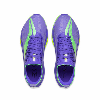Li-Ning Feidian 6 Elite Challenger Racing Carbon Plate Running Shoes - Fluorescent Star Purple