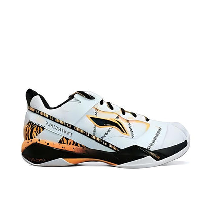 （Shi Yu Qi）Li-Ning Invincible Ace Badminton Shoes - White/Orange/Black