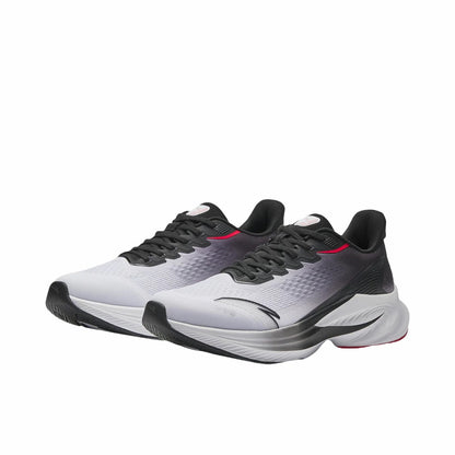 【Yibo Wang】 Anta Stinger 6 Fabric PP Film Running Shoes - White/Gray