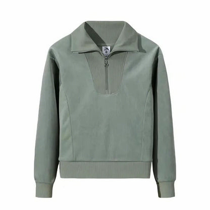 【Gu Ailing】Anta Training Series Pullover Collar Half-Zip Sweatshirt