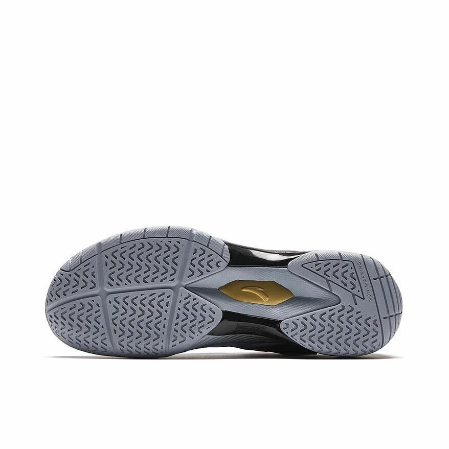 Anta Professional Badminton Shoes - Fog Gray/Base Black