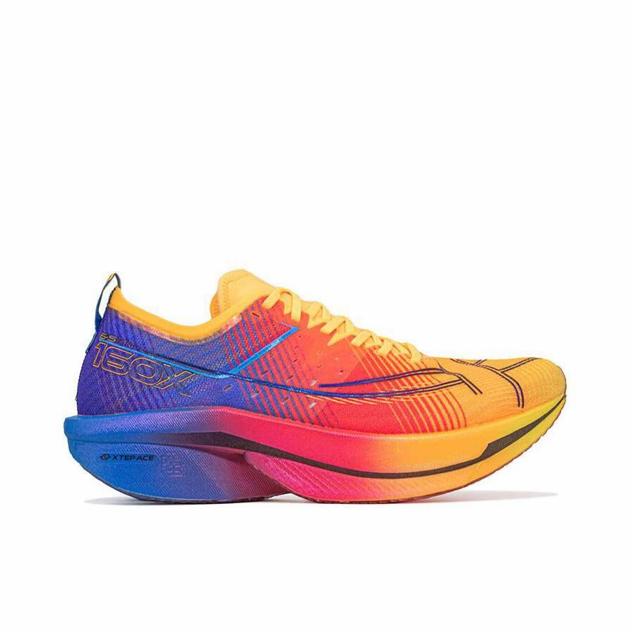 （Women & Men）Xtep 160X 6.5 Pro Running Shoes - Blue/Orange/Yellow