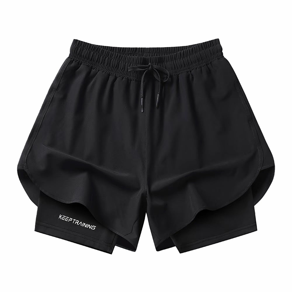Double-layer Marathon/Running Quick-drying Shorts