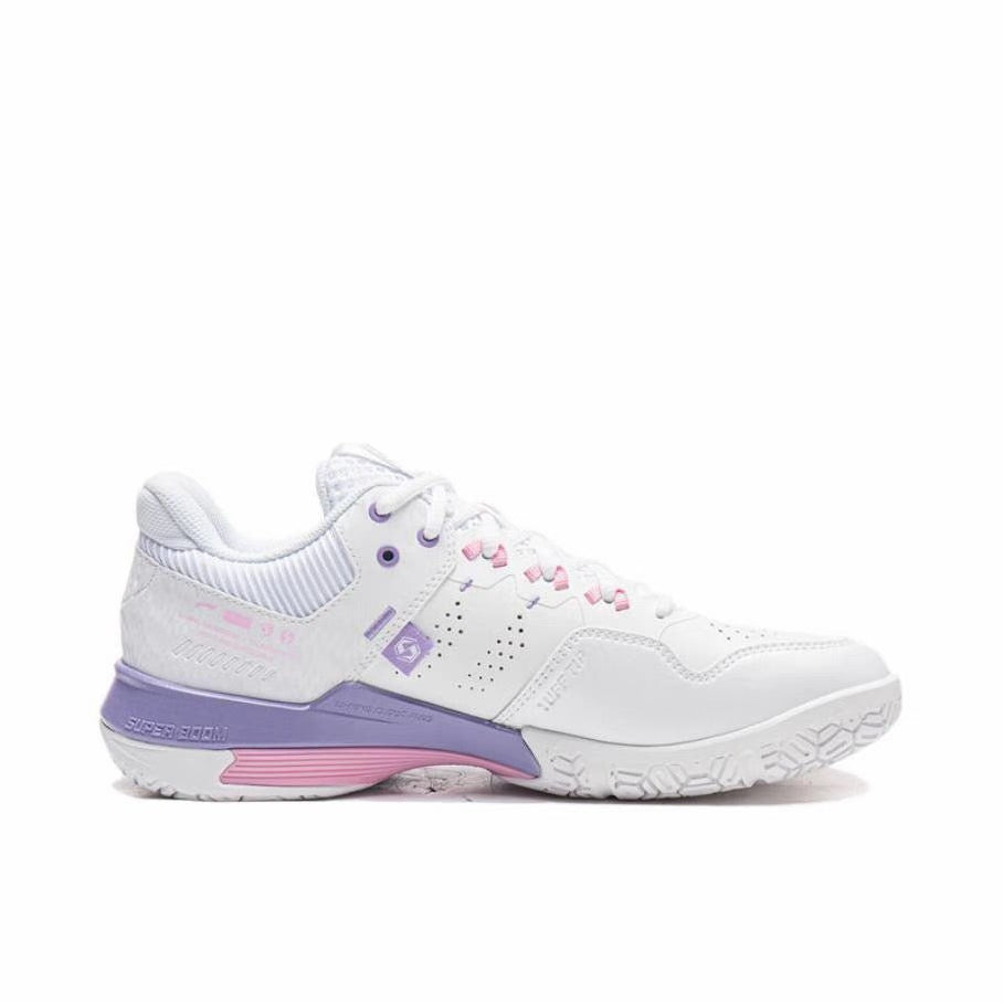 Li-Ning Thunder 2 Pro Badminton Shoes - Standard White/Brick Pink