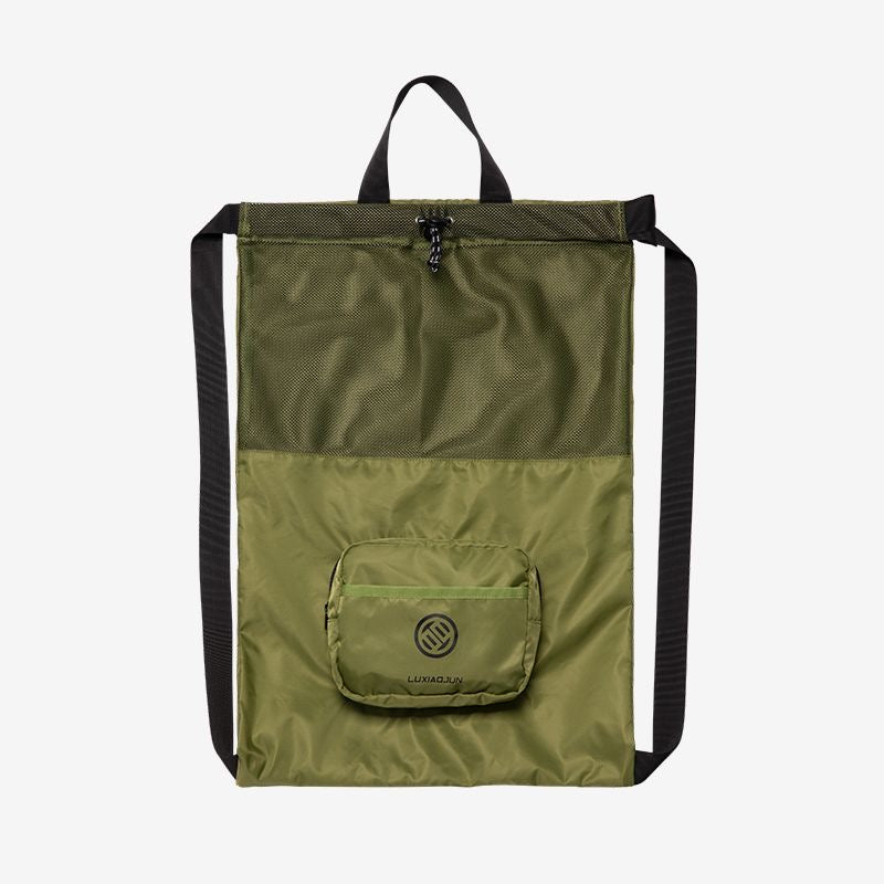 Lu Xiaojun Sports Fitness Drawstring Bag/Simple Drawstring Folding Travel Backpack