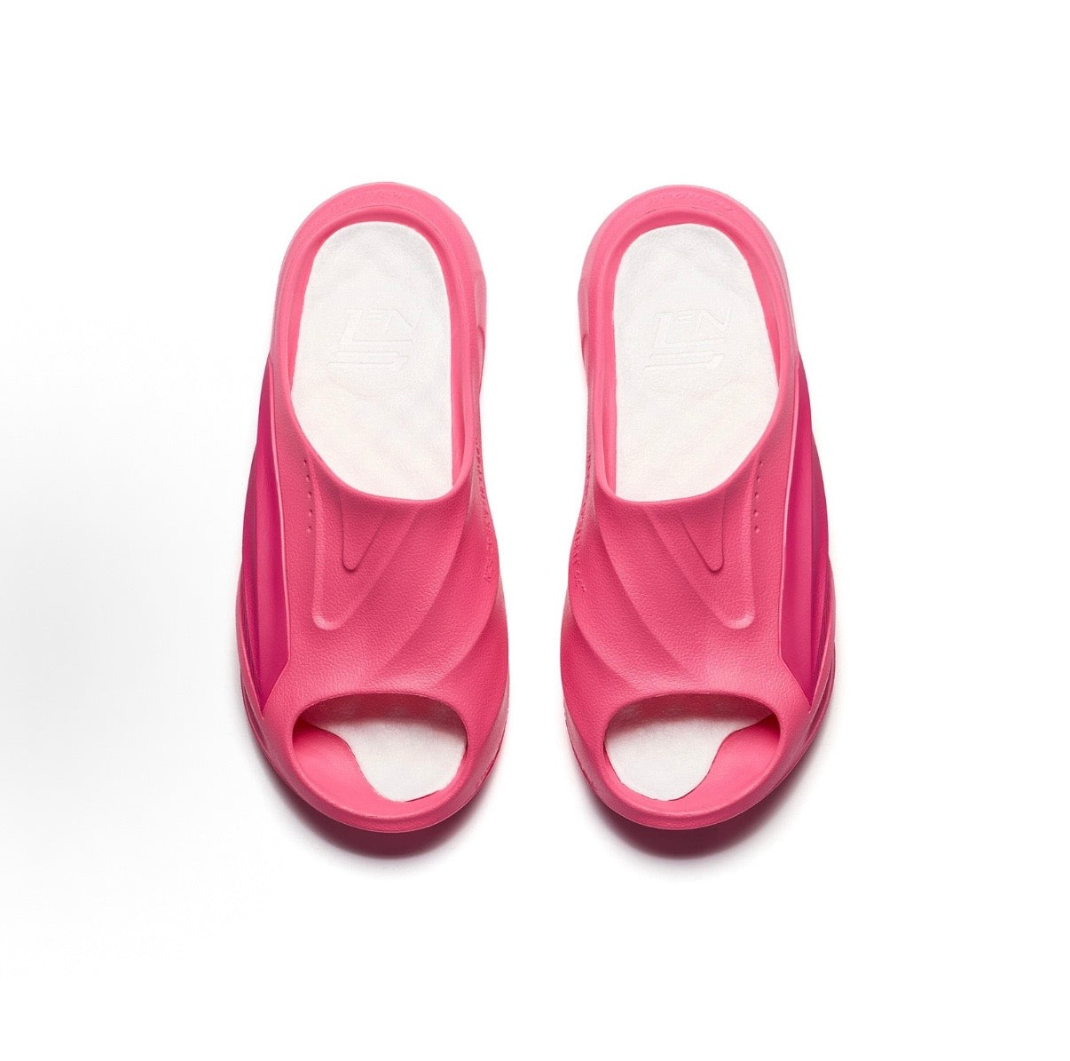 Anta Nitrogen Bubble Leisure Sports Recovery Slippers - Raspberry Red