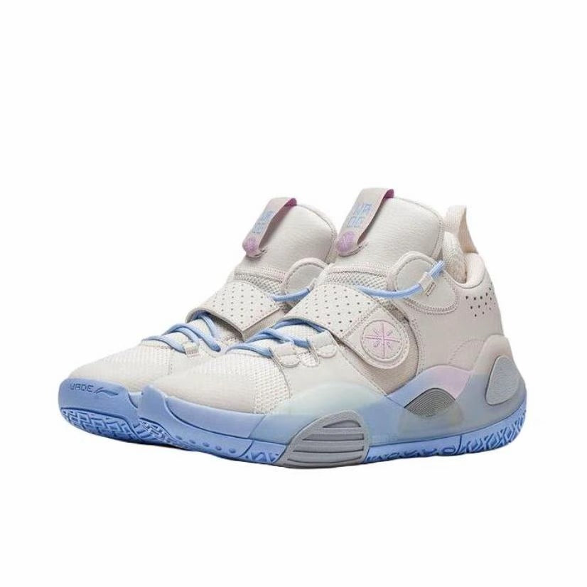 （Kids/Young）Li-Ning Wade All City 8 - Pearl White/Blue