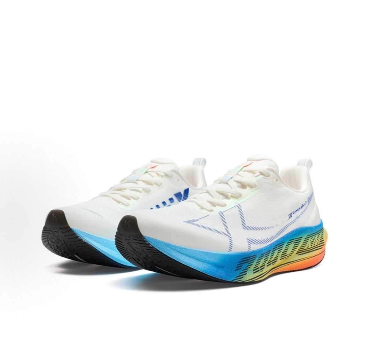 Xtep 2000km 5.0 Running Shoes - White/Campus Blue
