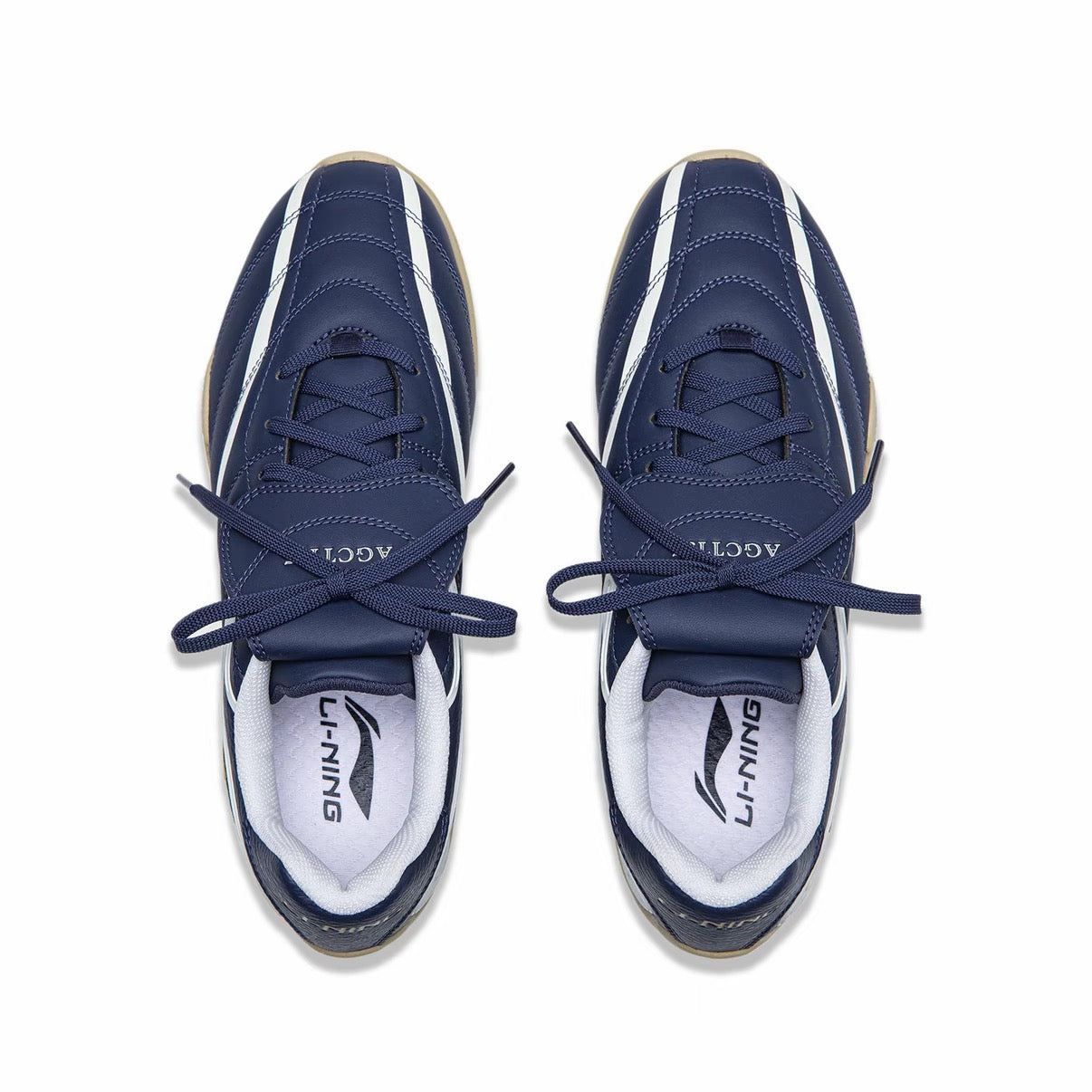 Li-Ning Film Pulse - Deep Beidou Blue | Versatile Footwear (Football/Casual/Retro Training)