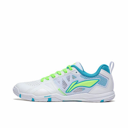 Li-Ning Eagle Eye 2.0 Pro Table Tennis Shoes - White/Cyan