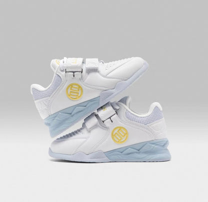 （Kids）Lu Xiaojun Lifter 1.0 Professional Weightlifting Shoes / Squat Shoes - White