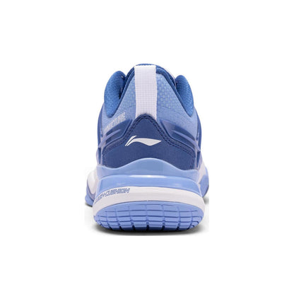 Li-Ning Sonic Boom 1.0 Badminton Shoes - White/Light Blue