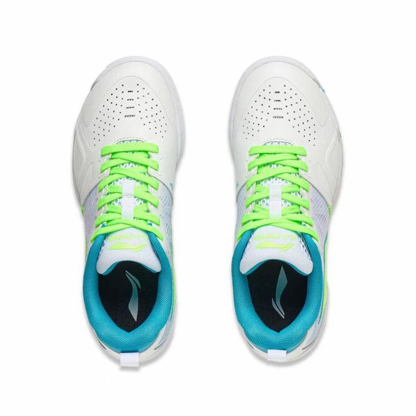 Li-Ning Eagle Eye 2.0 Pro Table Tennis Shoes - White/Cyan