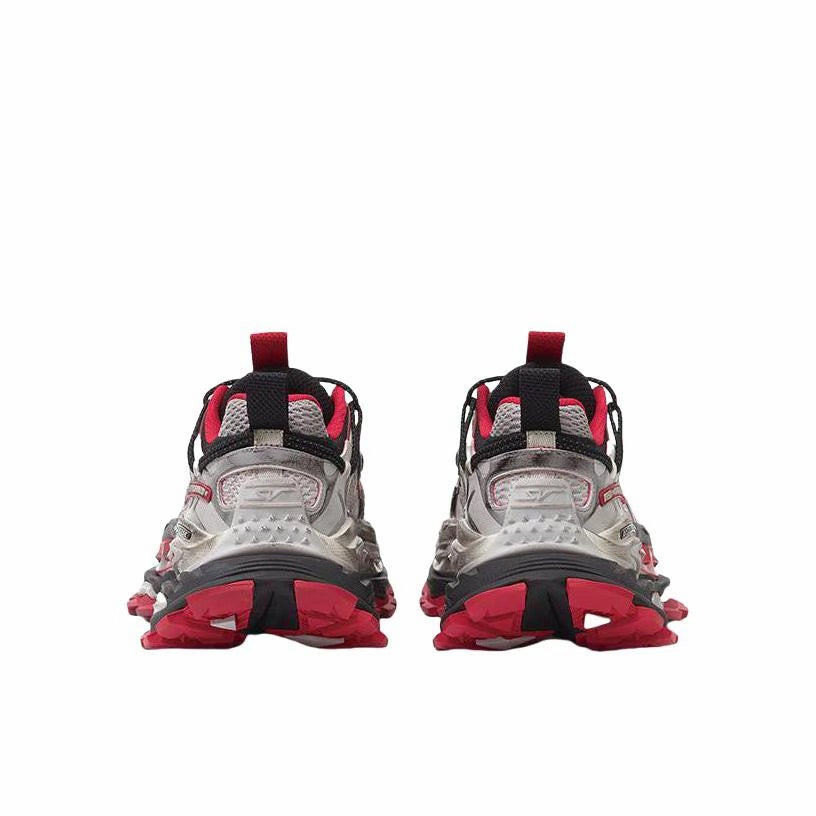 ANTA SNEAKERVERSE StrataVerse Rock Layer Low Dad Shoes - Red/Gray
