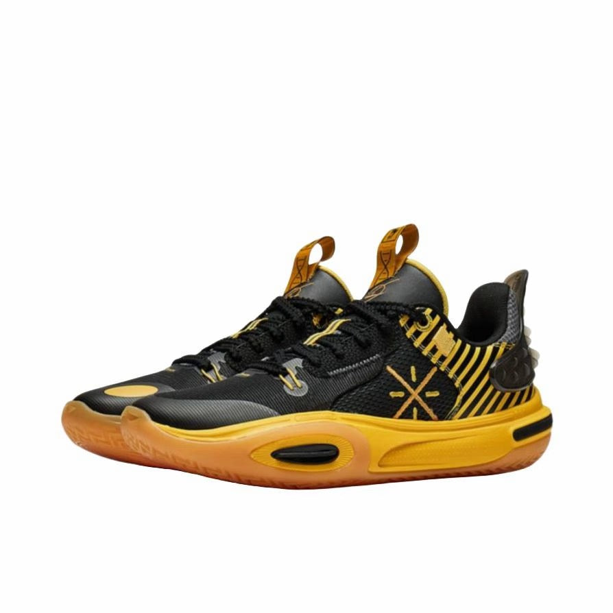 （Kids）Li-Ning Wade All City 11 - Black/Yellow