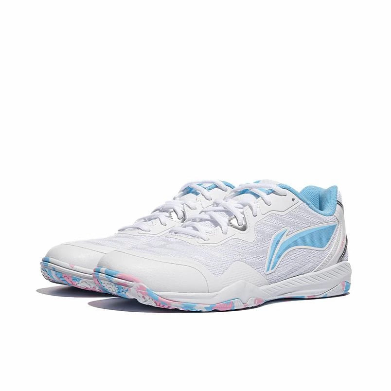 Li-Ning Table Tennis Shoes - White/Blue