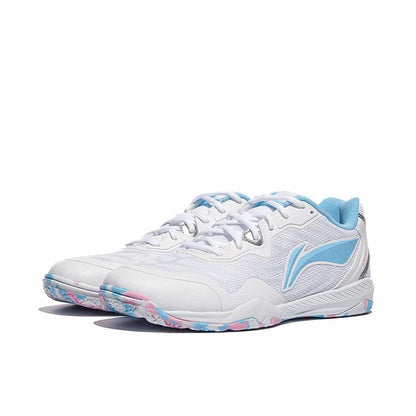 Li-Ning Table Tennis Shoes - White/Blue