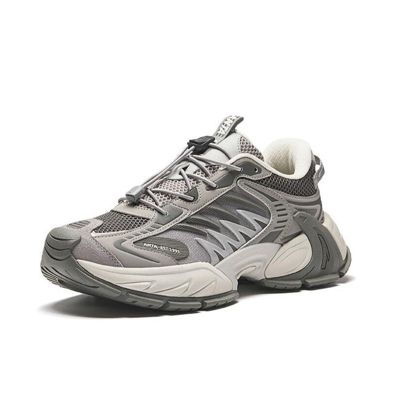 (Men & Women) Anta Star Moon 2 Retro Dad Shoes - Pigeon Grey