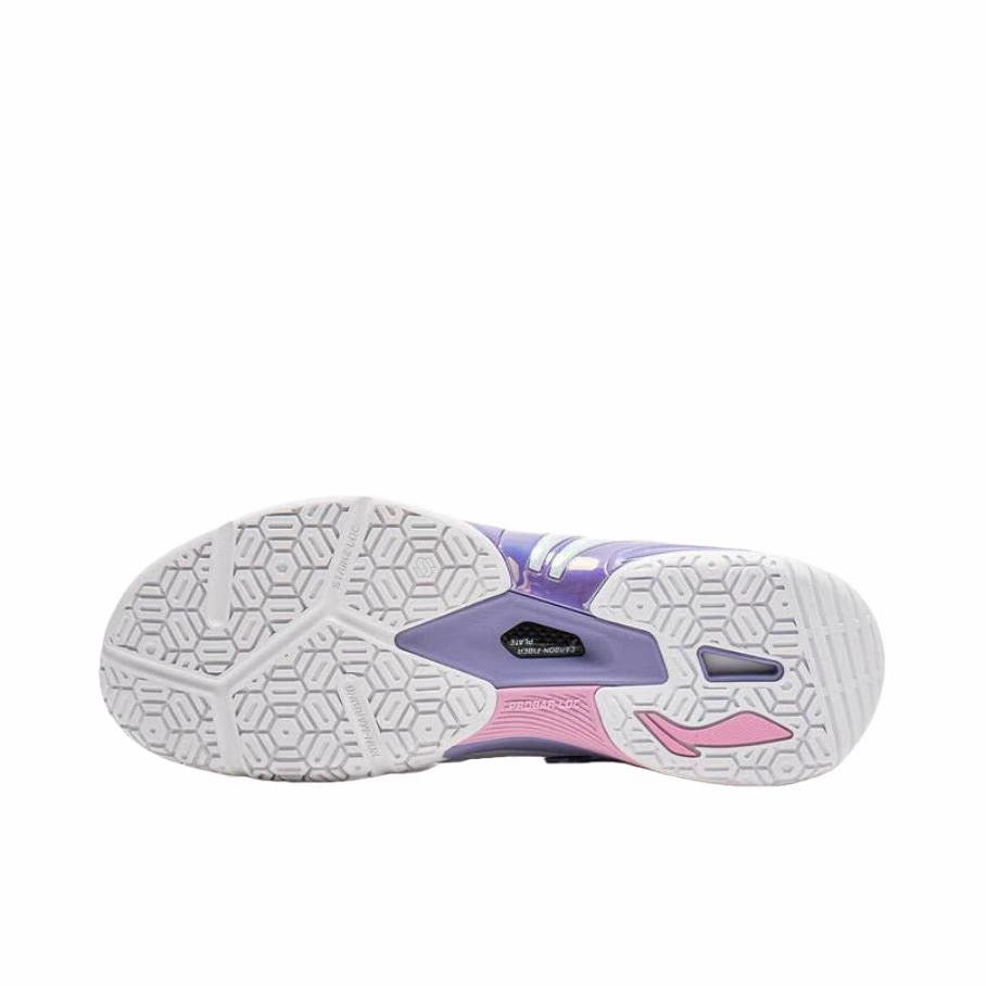 Li-Ning Thunder 2 Pro Badminton Shoes - Standard White/Brick Pink