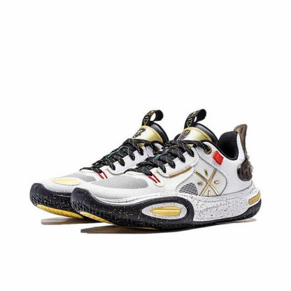 （Kids）Li-Ning Wade All City 11 - White/Bright Gold