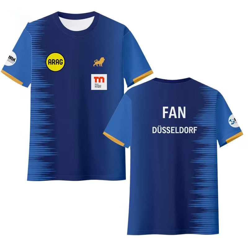 2026 Düsseldorf Table Tennis Club Fan Zhendong's Same Style Quick-drying T-shirt